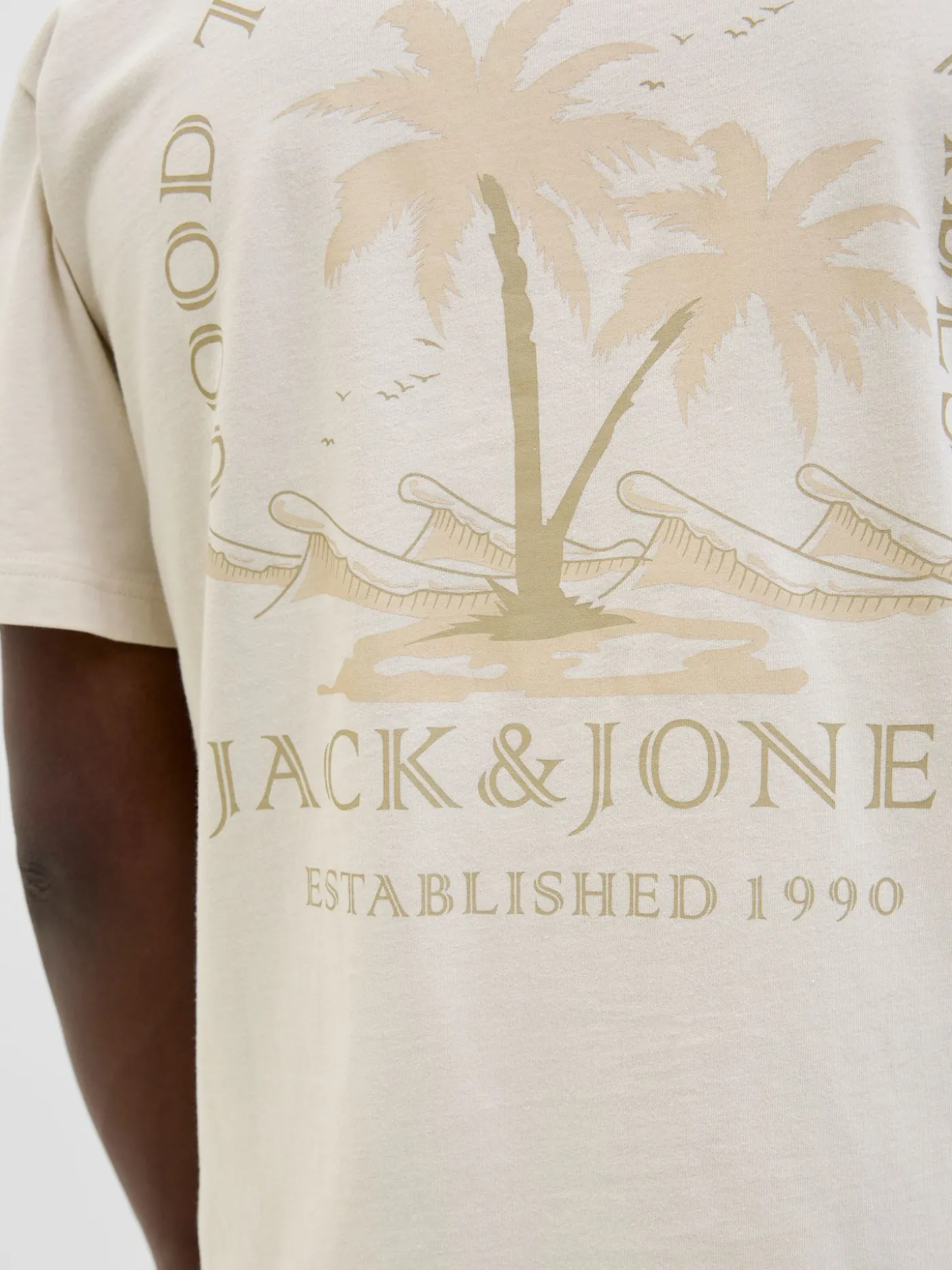 JJSUMMER VIBES TEE SS CREW NECK LN