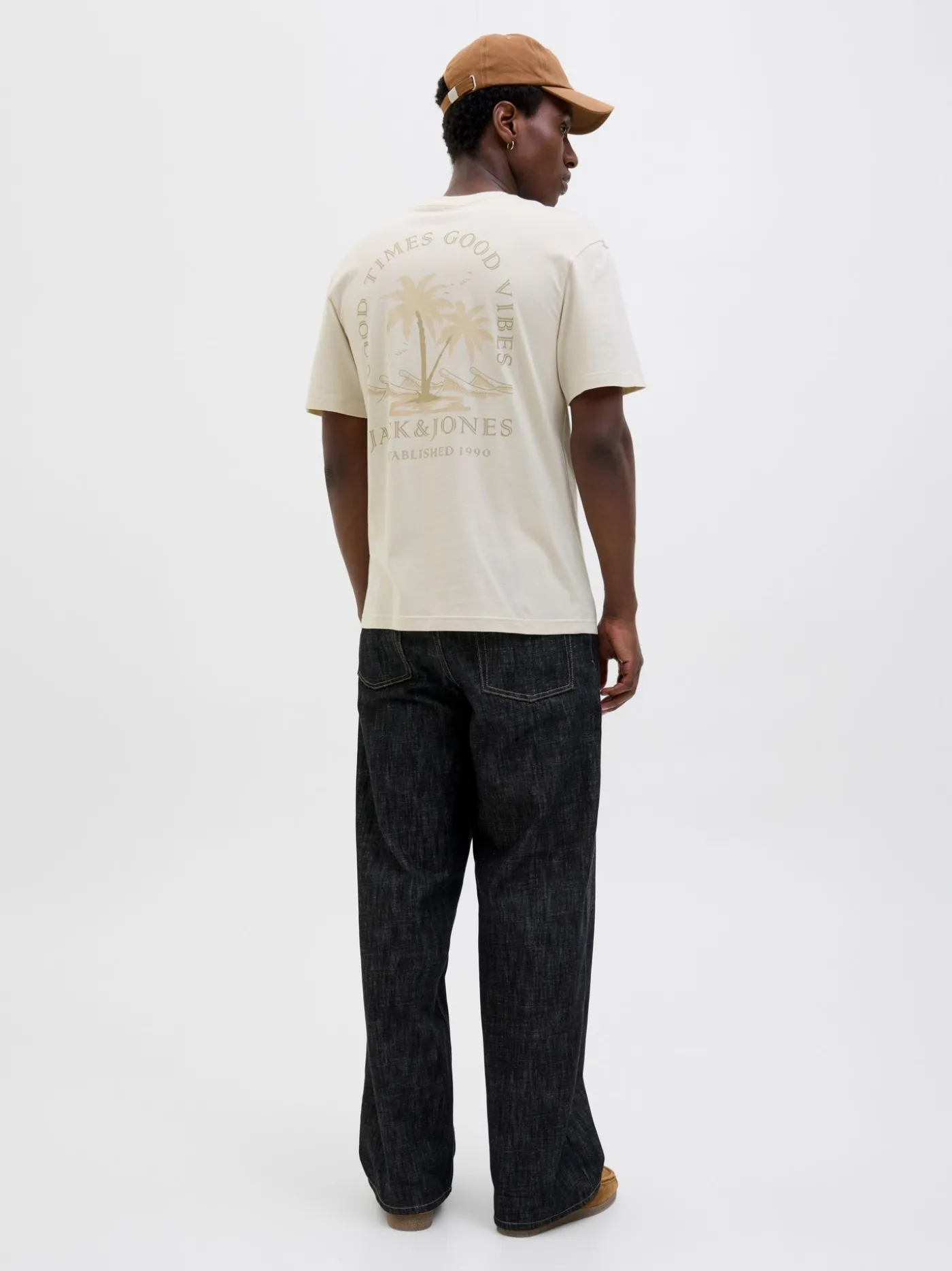 JJSUMMER VIBES TEE SS CREW NECK LN