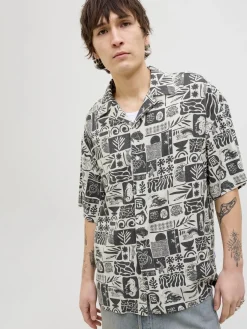 JJWAYNE AOP RESORT SHIRT SS