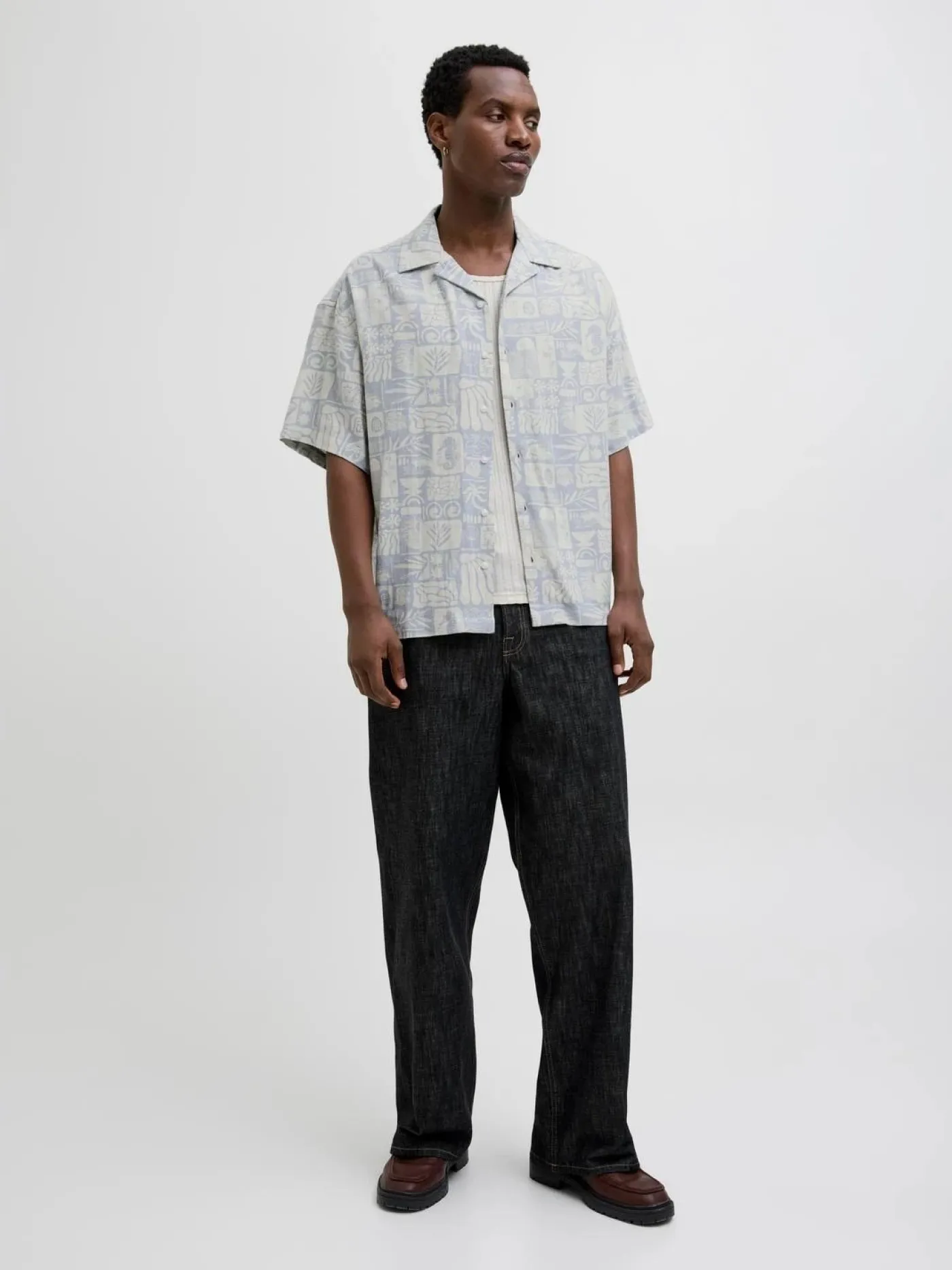 JJWAYNE AOP RESORT SHIRT SS