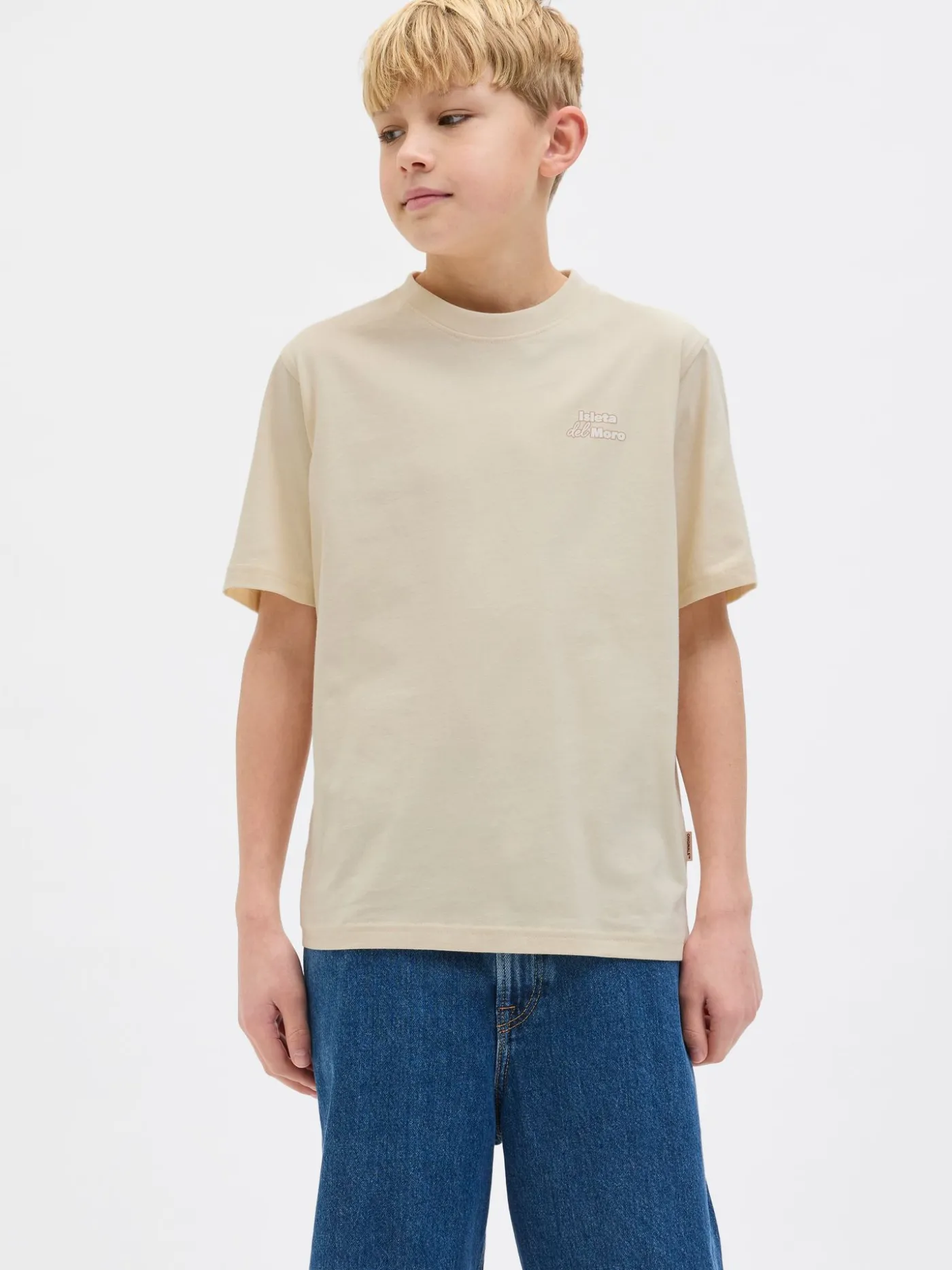JORALMERIA BACK TEE SS CREW NECK JN