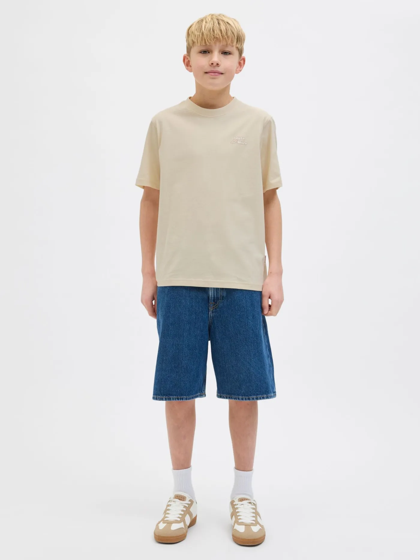 JORALMERIA BACK TEE SS CREW NECK JN