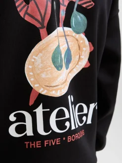 JORBROOKLYN GRAPHIC SWEAT CREW NEC