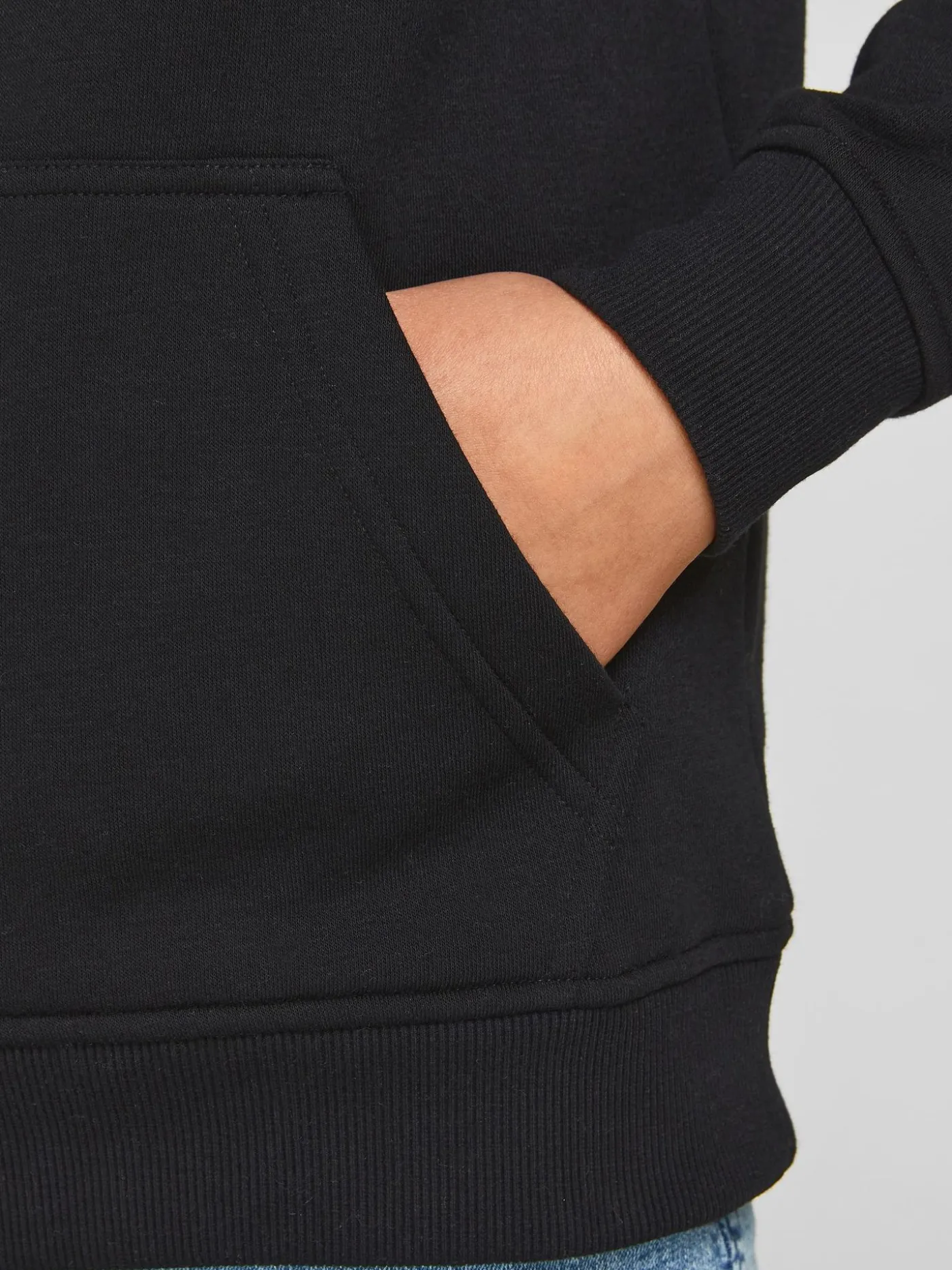 JORCOPENHAGEN SWEAT HOOD NOOS JNR - Black/JJ EMB