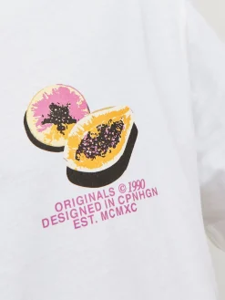 JORTAMPA BACK TEE SS CREW NECK SN