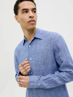JPRBLALAWRENCE LINEN L/S SHIRT