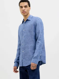 JPRBLALAWRENCE LINEN L/S SHIRT