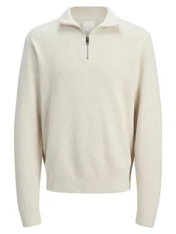 JPRBLAMILANO STITCH KNIT HALF ZIP S