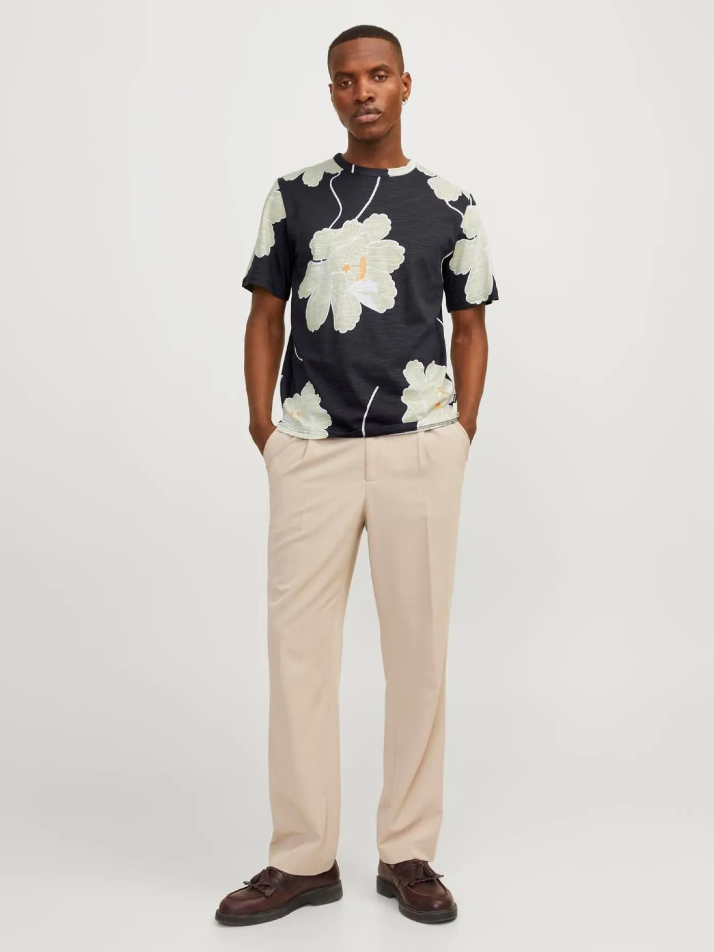 JPRBLAPALMA AOP SS TEE CREW NECK SN