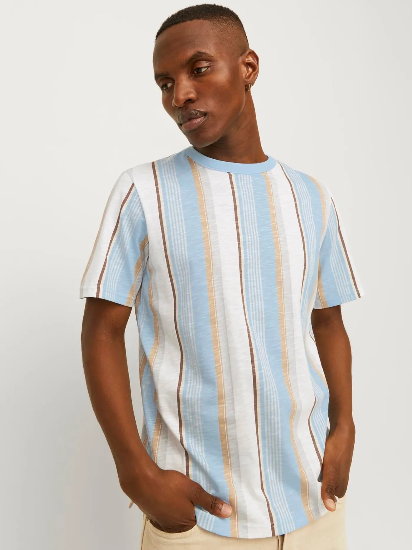 JPRBLAPALMA AOP SS TEE CREW NECK SN