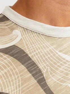 JPRBLAPALMA AOP SS TEE CREW NECK SN