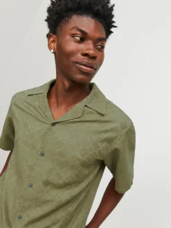 JPRBLUOREGON JACQUARD RESORT SHIRT