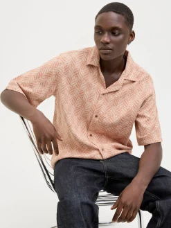 JPRBLUVINCENT PRINT RESORT S/S SHIR