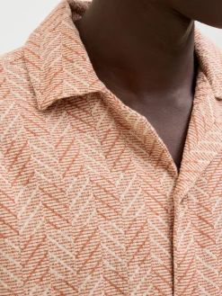 JPRBLUVINCENT PRINT RESORT S/S SHIR