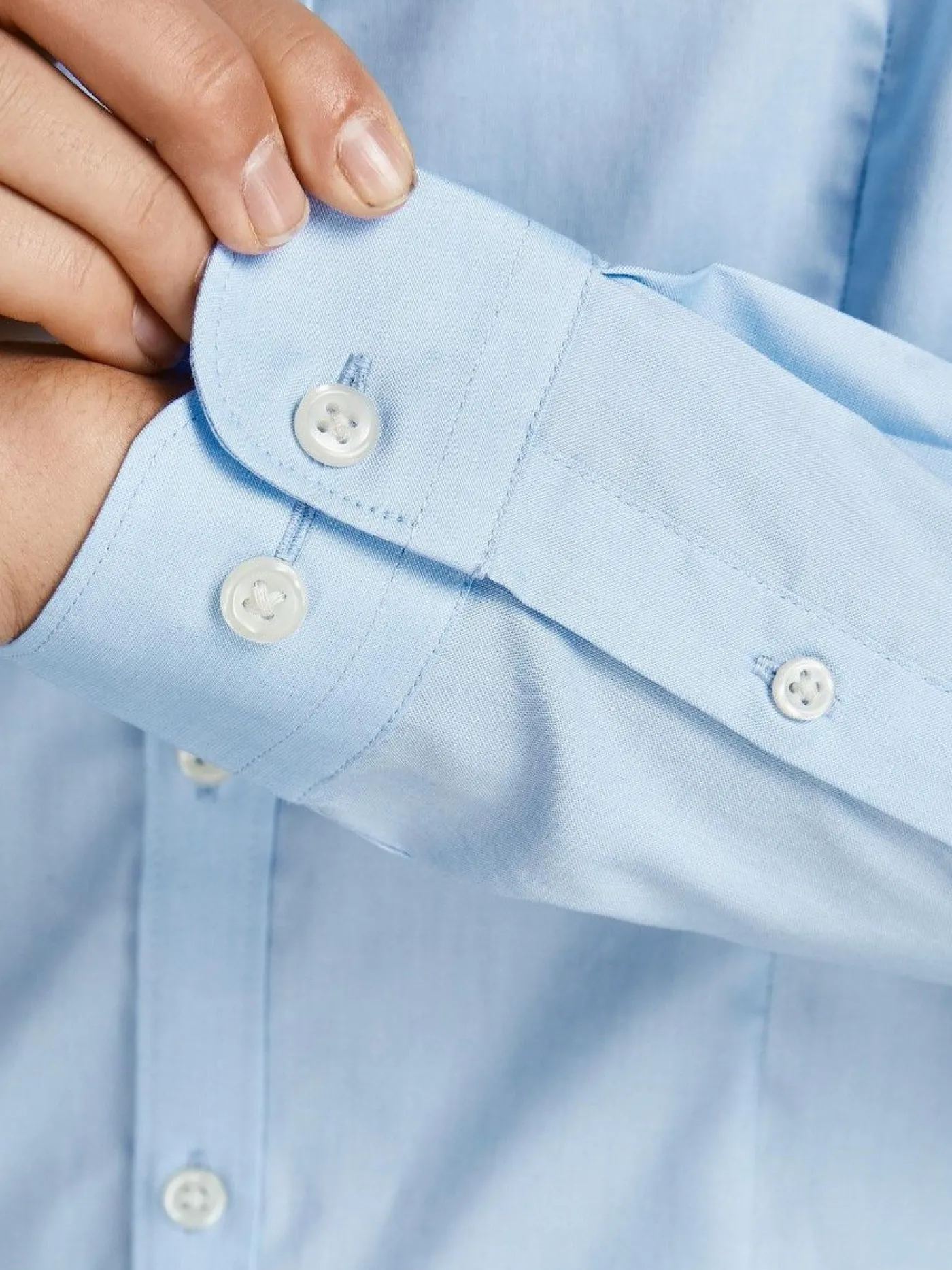 JPRPARMA SHIRT L/S NOOS JNR - Cashmere Blue