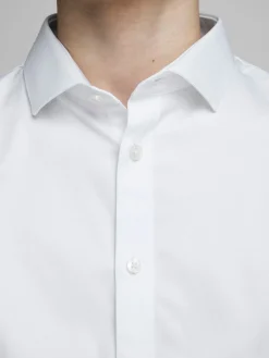 JPRPARMA SHIRT L/S NOOS JNR - White