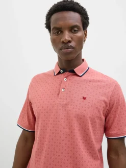 JPRPAULOS PLAY AOP BLU. SS POLO