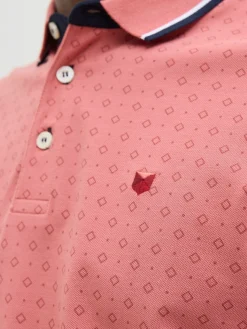 JPRPAULOS PLAY AOP BLU. SS POLO