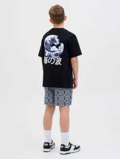 JPSTJAIDEN SEERSUCKER AOP SHORT MI