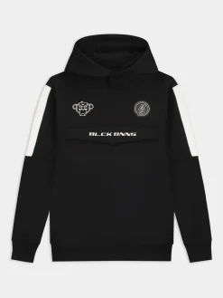 Jr.Anorak stripe hoodie