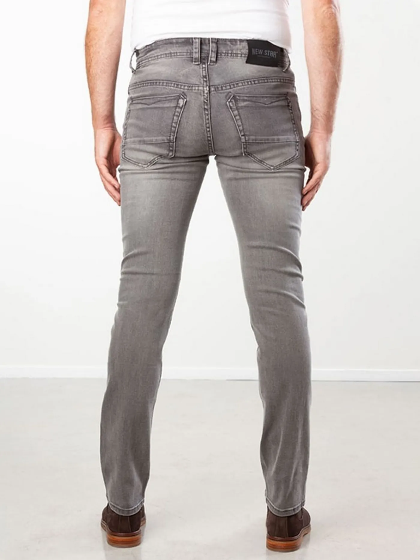 Jv-Slim Dnm str Grey