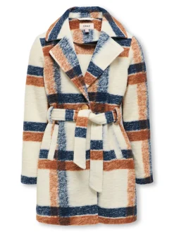 KOGANDREA CHECK COAT CP OTW