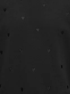 KOGATIKA L/S O-NECK EMB HEART SWT