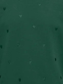 KOGATIKA L/S O-NECK EMB HEART SWT