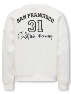 KOGBILA L/S OVZ PRINT O-NECK SWT NO