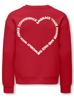KOGDITTE L/S HEART O-NECK CS SWT