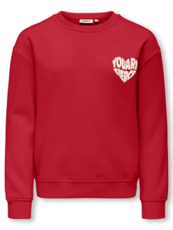 KOGDITTE L/S HEART O-NECK CS SWT