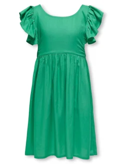 KOGDOTTY S/L SOLID DETAIL DRESS CS