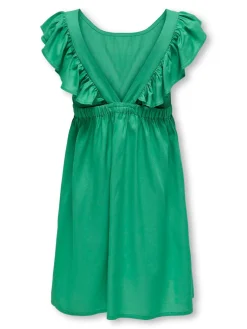 KOGDOTTY S/L SOLID DETAIL DRESS CS