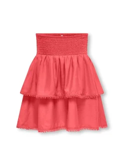 KOGDOTTY SOLID LAYERED SKIRT CS WVN