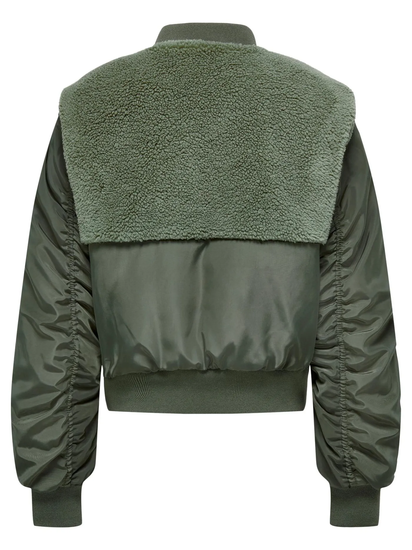KOGEMMY NYLON FLEECE MIX BOMBER CP