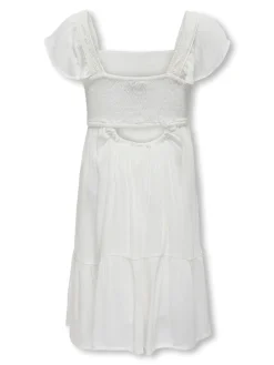 KOGEVA S/L BACK CUT OUT DRESS WVN