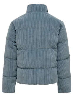 KOGEVIA CORD PUFFER JACKET OTW - Blue Mirage