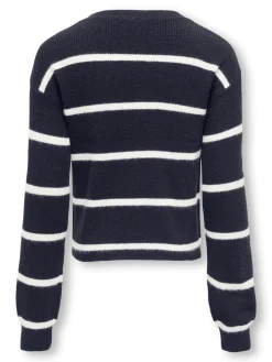 KOGFRANCA LIFE SHORT L/S STRIPE KNT