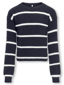 KOGFRANCA LIFE SHORT L/S STRIPE KNT