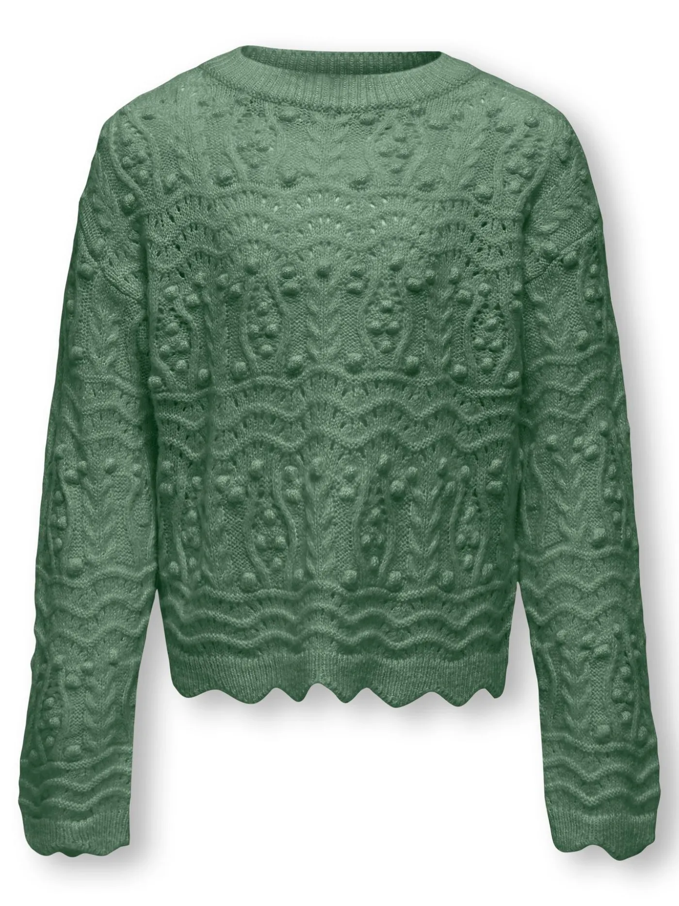 KOGGENOVA L/S O-NECK STRUCTURE KNT