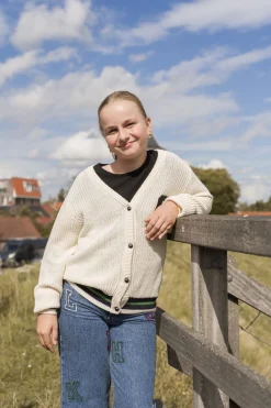 KOGJANNY LIFE L/S V-NECK CARDIGAN K