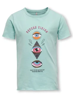 KOGLUCY AWS/LIBERTY/VISION S/S FIT - Pastel Turquo