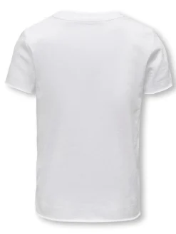 KOGLUCY FIT S/S SUMMER TOP BOX JRS - Bright White/