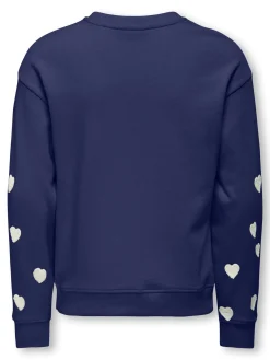 KOGMARISA TEDDY HEART L/S O-NECK CS