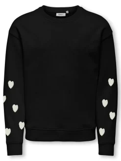 KOGMARISA TEDDY HEART L/S O-NECK CS