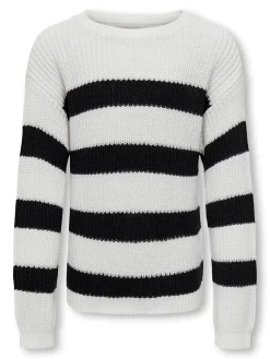 KOGSIF LS STRIPED PULLOVER KNT