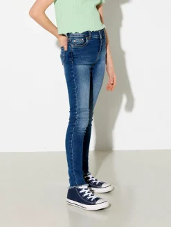 KONBLUSH SKINNY RAW JEANS 1303 NOOS - Medium Blue