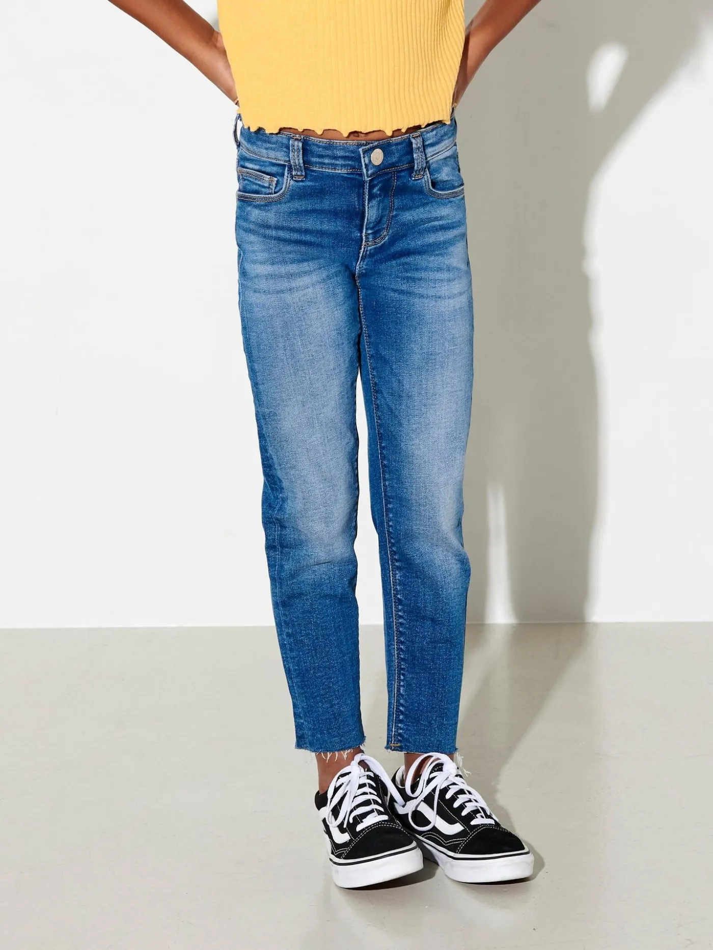 KONEMILY ST RAW MED BLUE JEANS NOO - Medium Blue