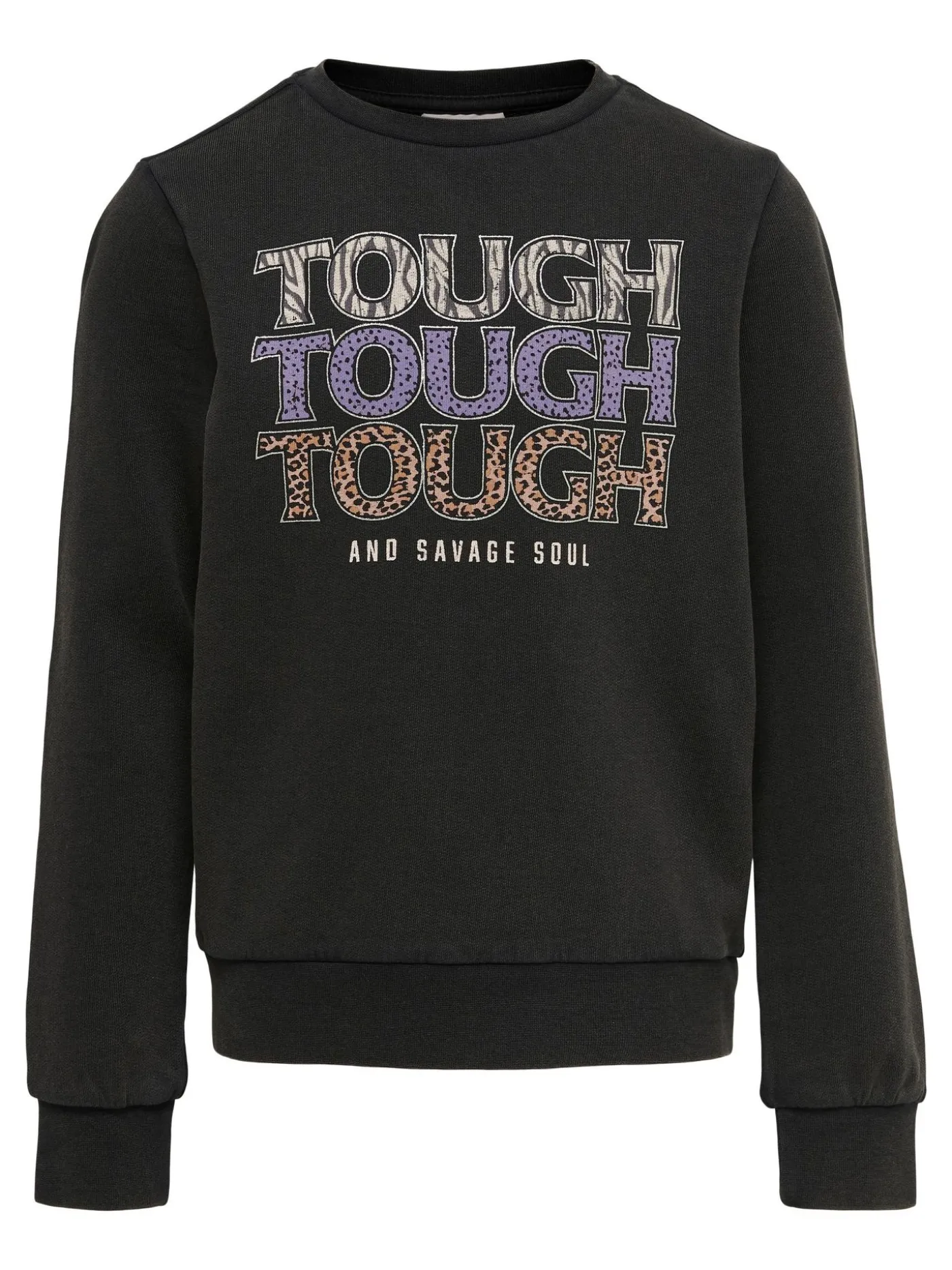 KONLUCINDA LIFE L/S TOUGH/WILD SWT - Black/TOUGH