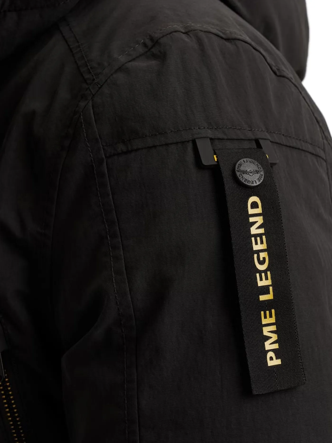 Long jacket ICE PILOT Coated Crunc